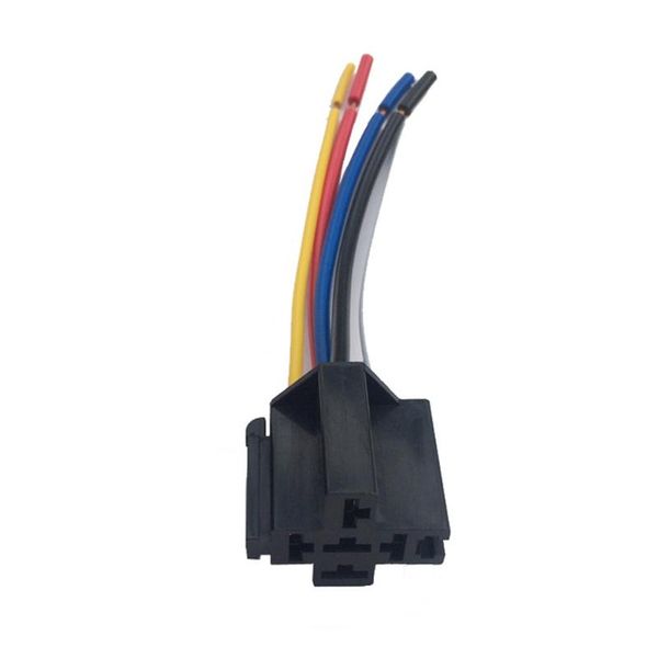 

black professional 40a 12/24v 5-pin socket gps dedicated use inlay car