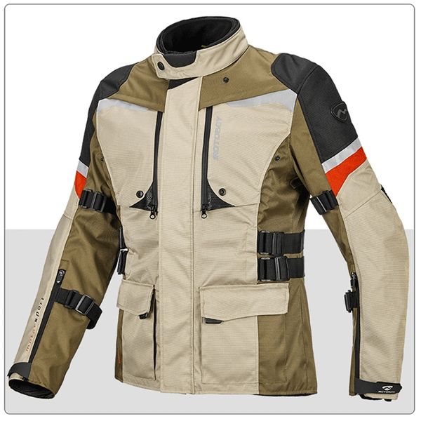 

1pcs men's motocross motorbike cordura textile waterproof warm jackets ce armored motorcycle jacket with 7pcs pads