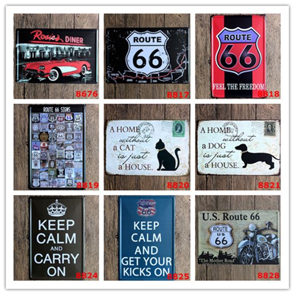 Blechschilder Blechbilder Schilder Bar Haus Wand Dekor Home Cat House Novelty Home Decor Plaques Signs Home Decor Plaques Signs