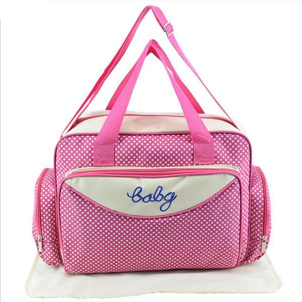 

mummy bag multifunction large capacity shoulder handbag with spot design chidren's care products