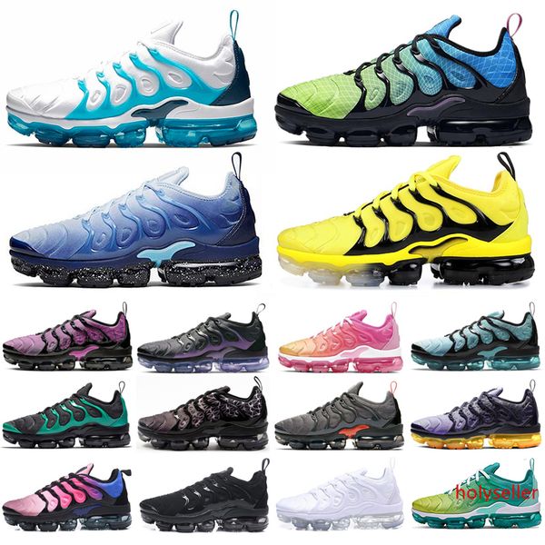

новые tn plus кроссовок для мужчин тройных черных белых женщин кроссовок мужской радуги lemon lime silver градиент тренер спортивной обувь