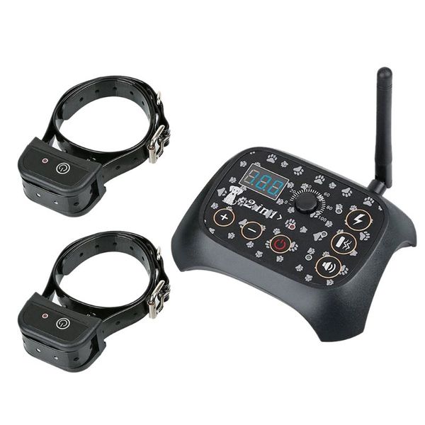 

wireless dog training collar fence pet electric outdoor trainer system supplies