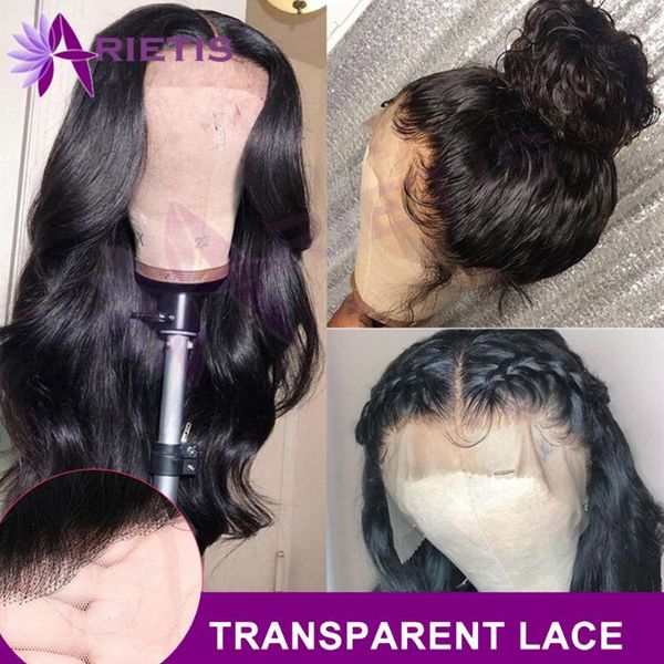 

body wave wig 13x4 150% malaysian transparent lace front human hair wigs pre plucked remy human hair wigs for black women, Black;brown