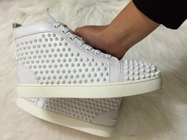 

новые выпуски дизайнерские красные днища кроссовки шипованные шипы квартиры обувь дизайнерские роскошные красные днища для мужчин женщин тре, Black