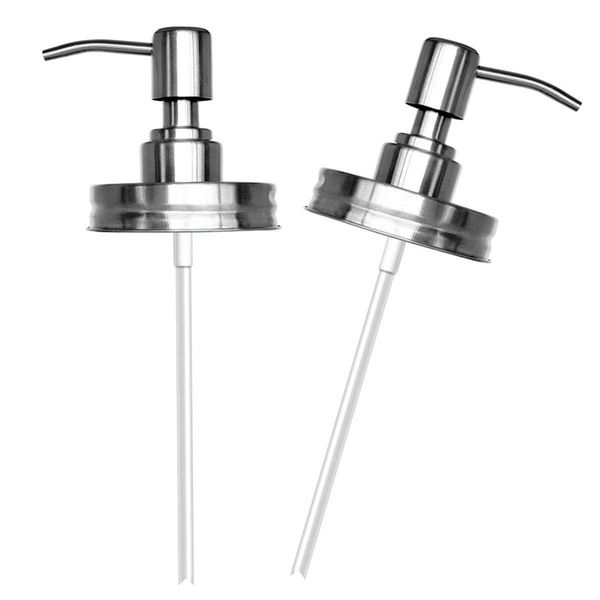 

DIY Ручной дозатор жидкого мыла из нержавеющей стали Мейсон Фляга Диспенсер для мы