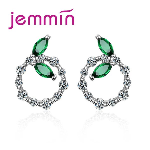 

jemmin new arrival blue big oval opal stone 925 sterling silver stud earring sweet woman girls favorite christmas gift, Golden;silver