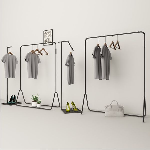 2019 Tieyi Clothes Hanger Floor To Ceiling Minimalist Women S Wear Store Shelves In The Island Clothes Shelf Clothing Store Display Rack From