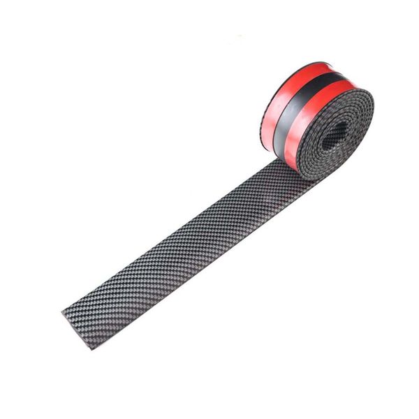 

100''x2'' rubber car bumper strip stickers lip guard door edge protector trim