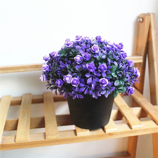 

1*deskornament artificial flower plastic plant simulation bonsai fake potted