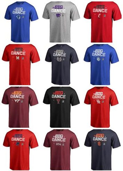 THE BIG DANCE College-Basketballbekleidung, Fans Tops T-Shirts Basketball-Trikots, Großhandel Trainer Online-Shopping-Shops Training Rundhals-Trikots