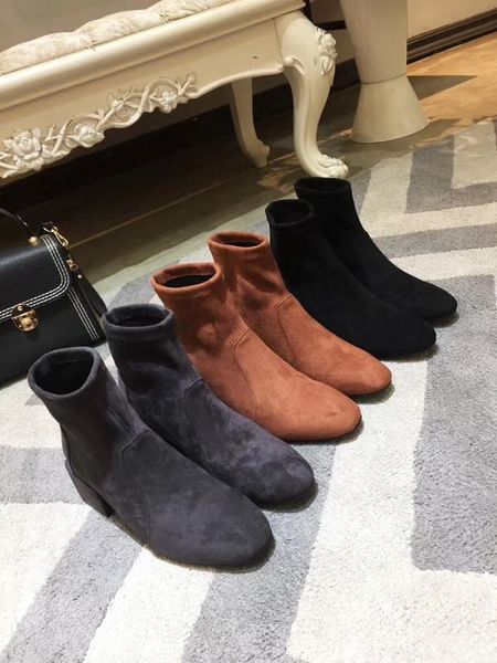 

branded designer21 short boots real leather women snow boots casual martin wholesale fashion soft leather comfort, Black