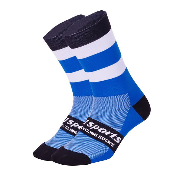 

new professional cycling socks men women breathable road bicycle socks sports individuality mountain bike racing, Black