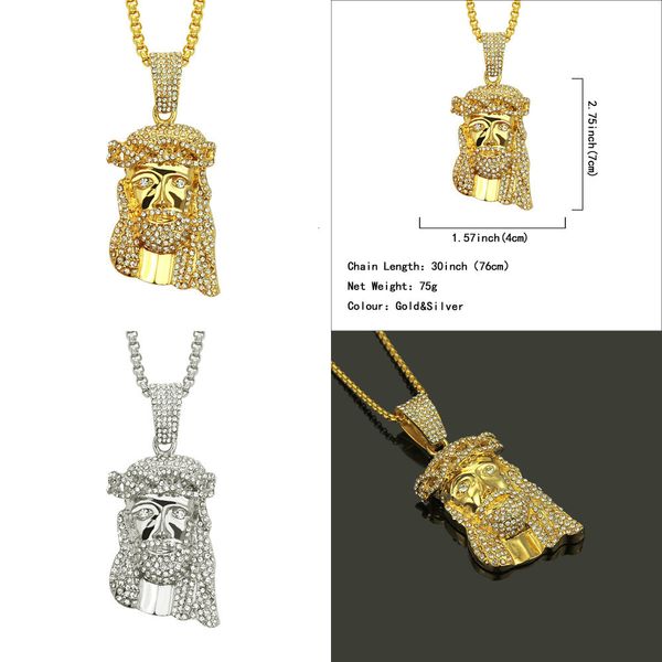 

designer cross locket necklaces jade pendant buddha charm coin necklace collar para hombre big chain pendants hip hopfor men, Silver