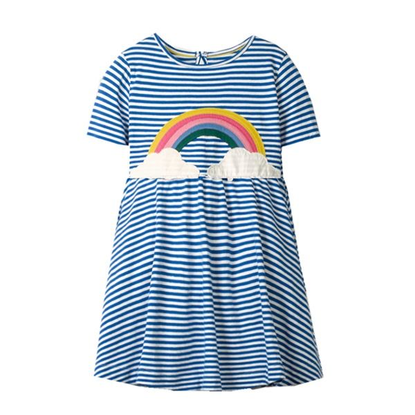 

Flamingo Вышитые принцессы платье 2020 Конструктор Детская одежда для девочек летнее п