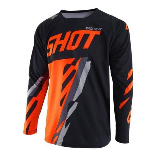 

contact score motocross jersey 2019 schwarz/neon orange mx enduro mx