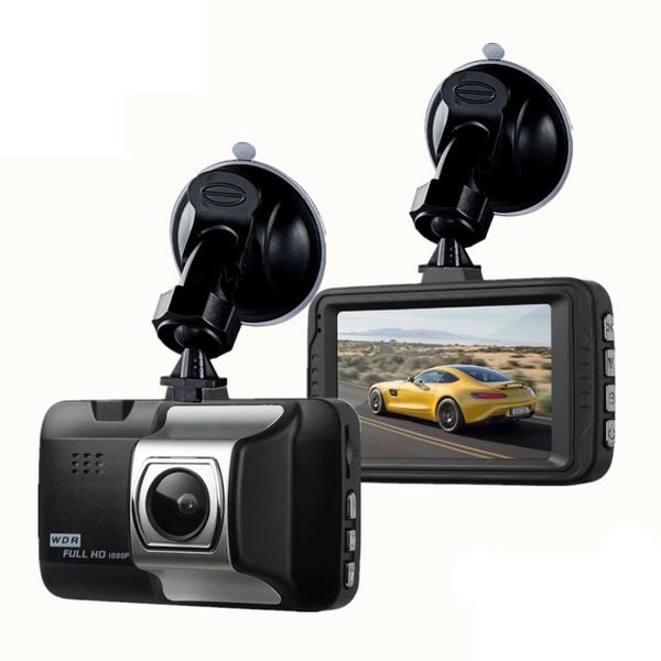

1080p hd car auto camera rijden recorder 170 groothoek dashboard abs plastic dvr voertuig dash camera g -sensor