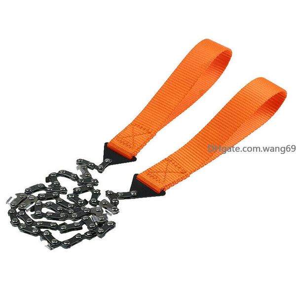 

24 inch portable outdoor camping edc garden tool camping tool portable survival chain saw chainsaw emergency camping pocket hand tool pouch