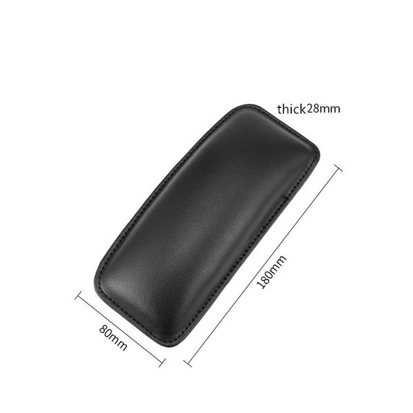 

car knee foot pad portable cushion universal thigh support accessories 18x8.2cm leather interior pillow soft comfortable elastic
