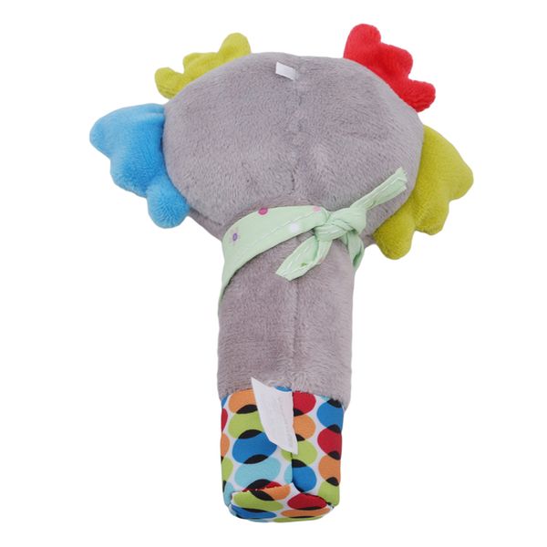 

baby kid toy soft cute cartoon animal musical ring bell bb plush rattle squeaker early educational doll