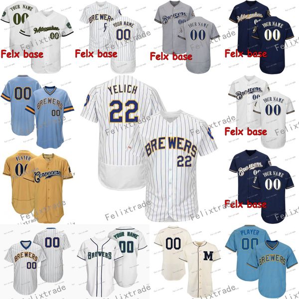 

Milwaukee chri tian yelich ya mani grandal lorenzo cain ryan braun travi haw jo h hader orlando arcia eric thame ben gamel brewer jer ey