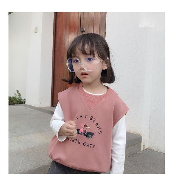 

2020 новое поступление новорожденных девочек мальчиков печатный жилет весна дети девушки жилет 2-7 лет, Blue