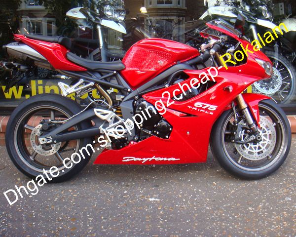 Für Triumph Daytona 675 Körper Teil 2009 2010 2011 2012 Rot Motorräder Verkleidung Aftermarket Kit (Spritzguss)