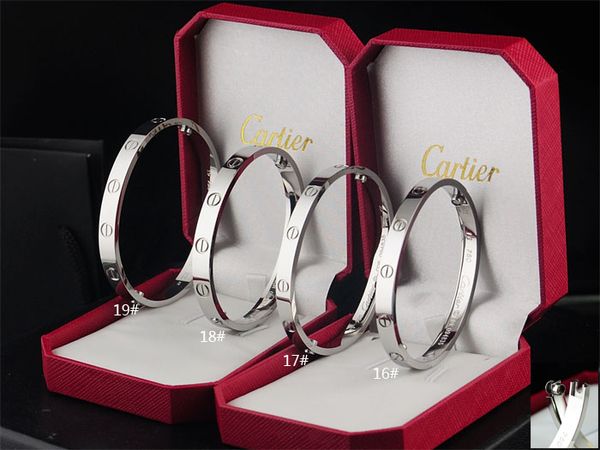 

screws bracelet cartier bracelets luxury designer jewelry women bracelets cartier love bracelet titanium steel never fade, Black