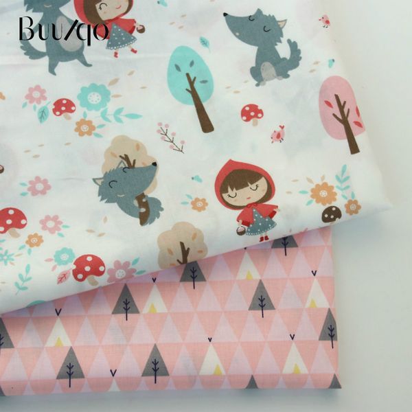 

buulqo cotton sheet fabric kids cotton patchwork cloth diy sewing quilting fat quarters material for baby&child, Black;white