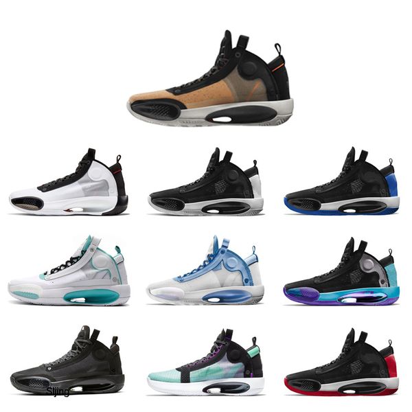 

jumpman xxxiv 34 blue void sports basketball shoes authentic 34s snow leopard aqua black designer sneakers