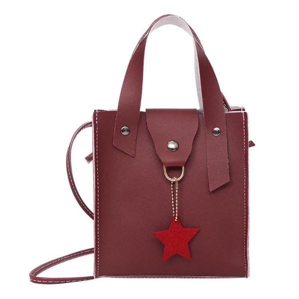 

preppy star shoulder messenger handbags phone purse pu leather small women satchel bags clutch