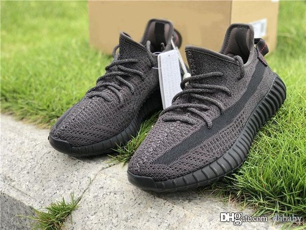 

2019 real black 3m reflective kanye west designer mens womens running shoes yeezreel yecheil citrin cloud white glow trainers sports sneaker