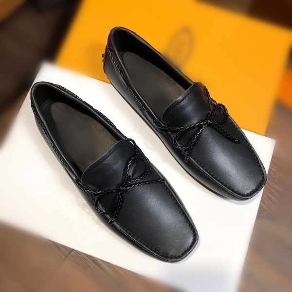 

19ss spring and autumn designer brand new designer classic men formal shoes cowhide embroidery shoes sequined blue with box, Black