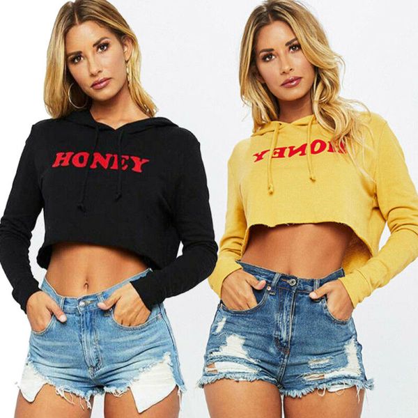 

women's autumn short hoodie sweatshirt hooded pullover sweater pullover us