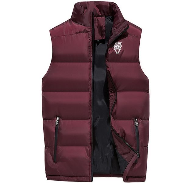 

mens vest casual outerwear autumn winter jackets vests coat men sleeveless waistcoat men jackets big size coats 4xl 5xl 6xl 8814, Black;white