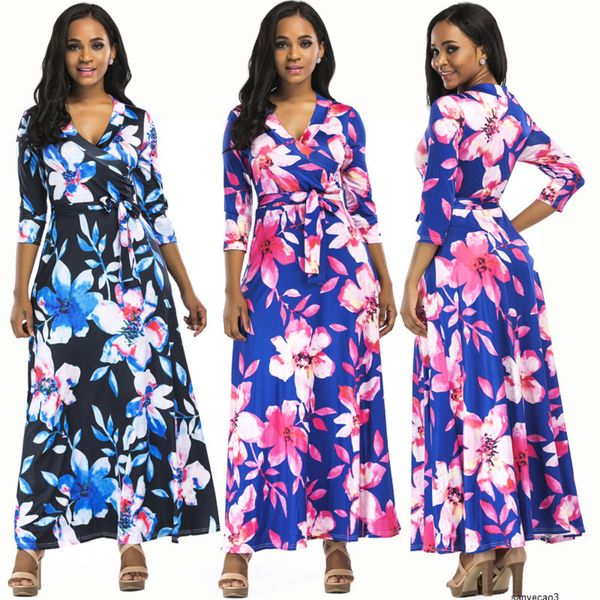 

womens designer solid color banquet dress v-neck long sleeve hip split dress wetrh, Black;gray