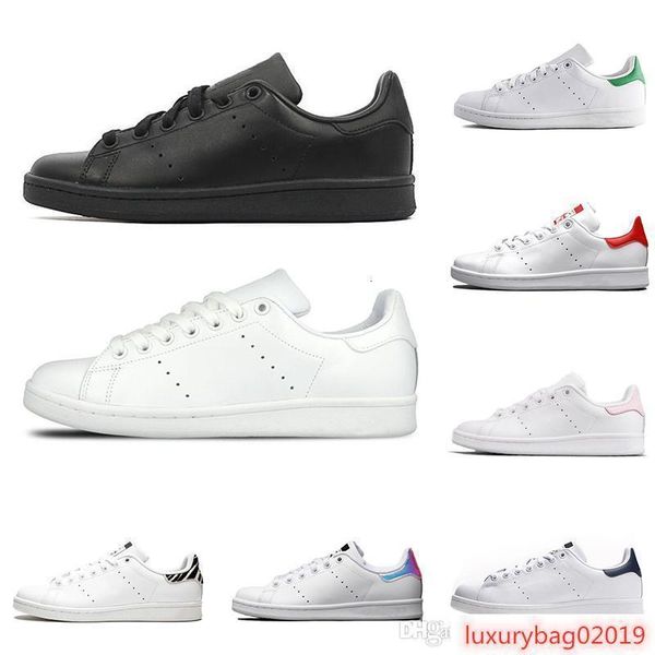 

2019 original men women casual shoes green black white blue red pink silver mens fashion leather shoes flats sneakers 36-45