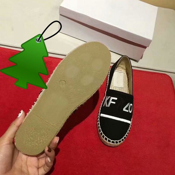 

новая модная вышитые соломы тканой обуви рыбак любителей обувь, Black