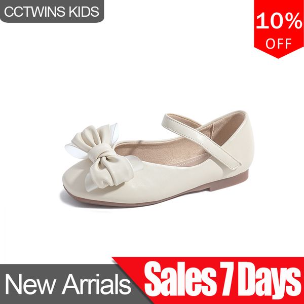 

cctwins kids shoes 2019 autumn baby fashion shoes girls casual bow tie flats children soft brand white mary jane gm2429, Black;grey