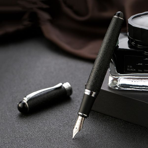 

fountain pen jinhao x750 0.5mm nib medium nib black pen school office supplies