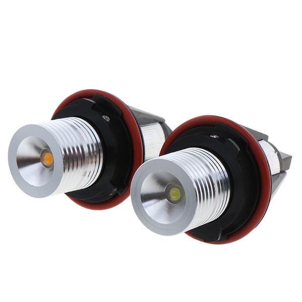 

new 12v led angel eyes for e39-5w led side marker light bulb canbus white yellow