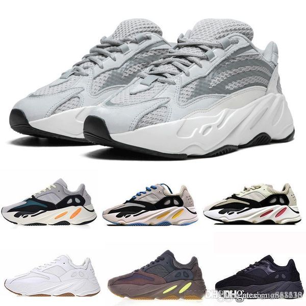 

wave runner 700 kanye west glow in dark reflective line 2017 new running shoes game size 36-46 with bottom and 3m material