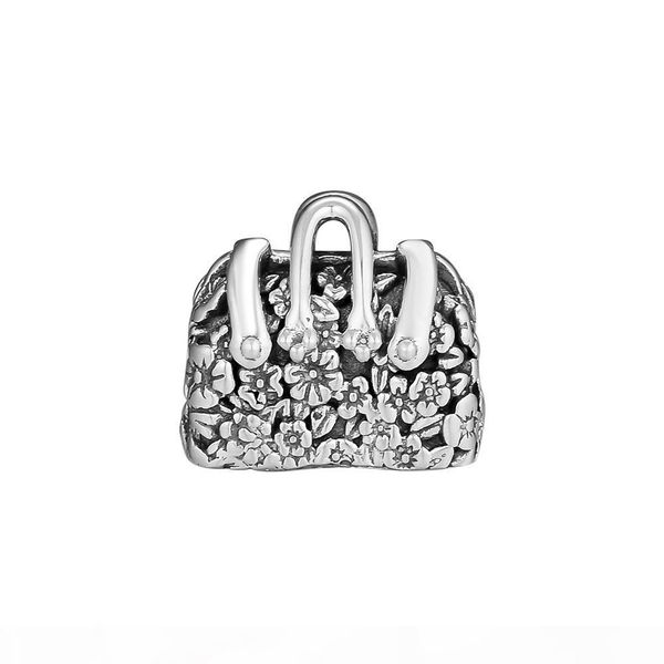 

2018 direct selling real winter 925 sterling silver jewelry mary poppins bag charm beads fits european bracelets necklace for women making, Bronze;silver