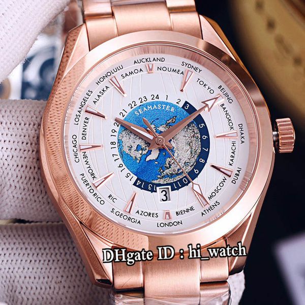 

new aqua terra 150m swiss quartz mens watch rose gold white dial stainless steel bracelet 220.50.43.22.02.001 watches hi_watch e303a1, Slivery;brown