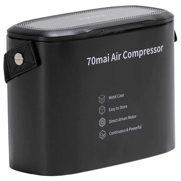 70 Mai Compressore d'aria Midrive TP01 Protable Mini pompa ad aria per auto elettrica Pressione massima 7bar - Nero
