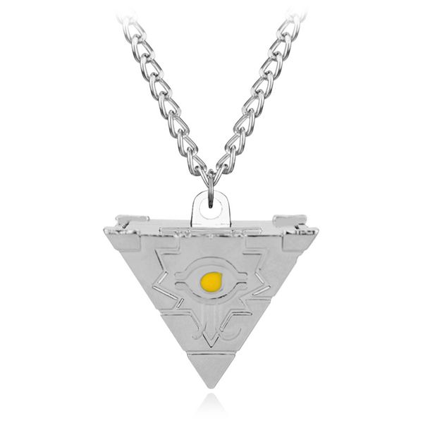 

game king building block necklaces seven artifact millennium artifact pendant custom choker chain trendy casual sporty yt18, Silver