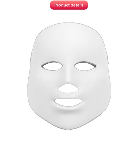 

led seven color light mask beauty instrument electronic mask whitening spots acne pn
