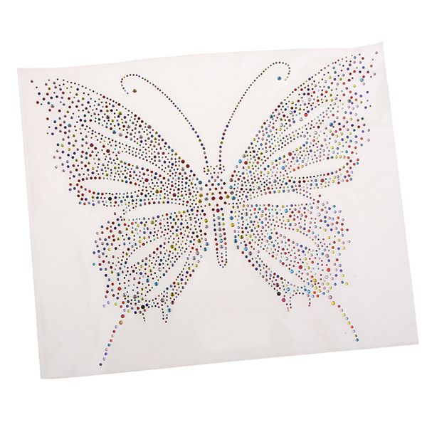 

glitter rhinestone iron on transfer fix t-shirt motif diy clothing crafts, Black