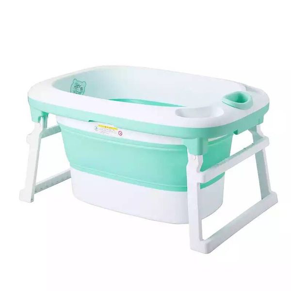 

folding bath tub baby bath body washing portable folding children bathtub bucket swimming pool