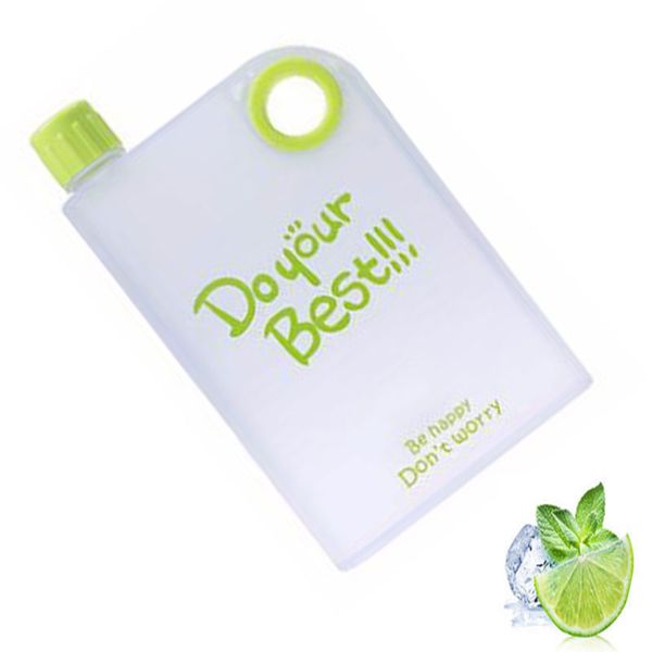 

a5 notebook 380ml paper square flat water bottle advertising gift portable cover student movement kettle