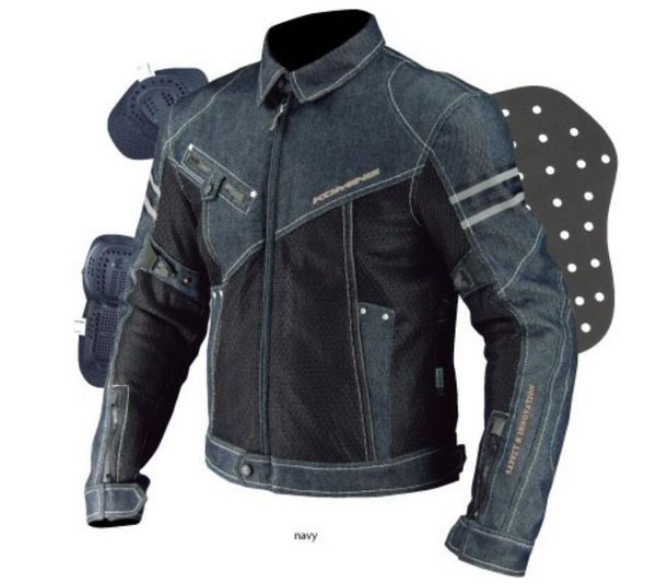 

2018 new for komine jk-006 denim mesh racing suit locomotive anti-fall clothing motorcycle riding clothing